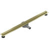 Mexen Flat 360° Slim caniveau linéaire rotatif 100 cm, or brossé - 1A41100
