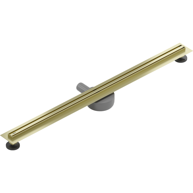 Mexen Flat 360° Slim odpływ liniowy obrotowy 100 cm, złoty szczotkowany - 1A41100