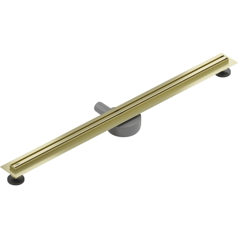 Mexen Flat 360° Slim pööratav jooneline äravool 100 cm, harjatud kuldne - 1A41100