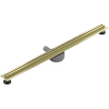 Mexen Flat 360° Slim odpływ liniowy obrotowy 100 cm, złoty szczotkowany - 1A41100