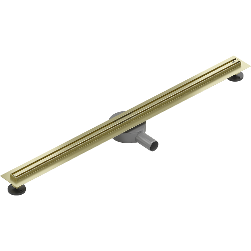 Mexen Flat 360° Slim odpływ liniowy obrotowy 90 cm, złoty szczotkowany - 1A41090