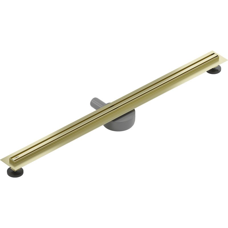Mexen Flat 360° Slim pööratav joonkanalisatsioon 80 cm, kuldne harjatud - 1A41080