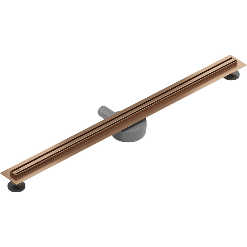 Mexen Flat 360° Slim pöörlev joonne äravool 80 cm, harjatud vask - 1C41080