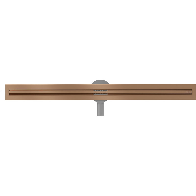 Mexen Flat 360° Slim pöörlev joonne äravool 80 cm, harjatud vask - 1C41080