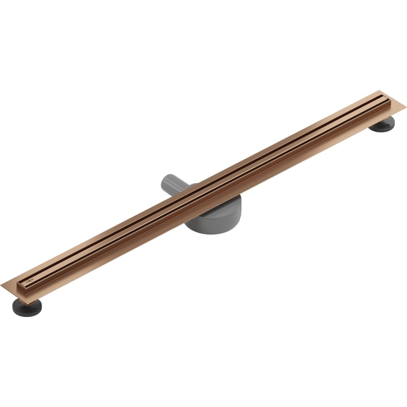 Mexen Flat 360° Slim pööratav lineaarne äravool 100 cm, harjatud vask - 1C41100