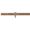 Mexen Flat 360° Slim pööratav lineaarne äravool 100 cm, harjatud vask - 1C41100