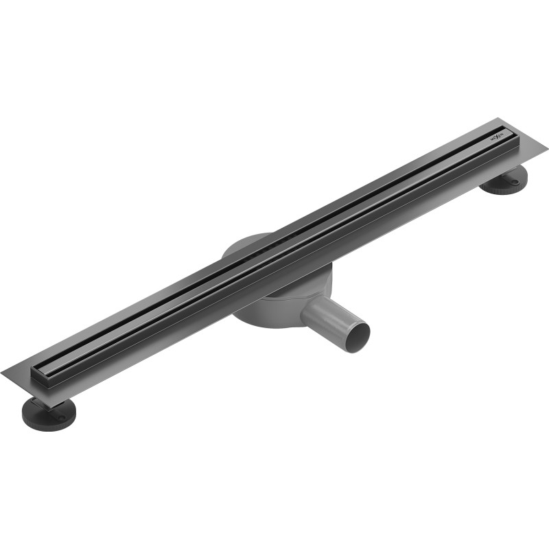 Mexen Flat 360° Slim 60 cm pöörlev jootmisränne, poleeritud gun gray - 1E41060