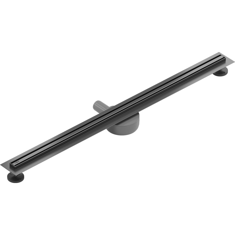 Mexen Flat 360° Slim pöörlev joonedreeni 80 cm, harjatud relv-hall - 1E41080