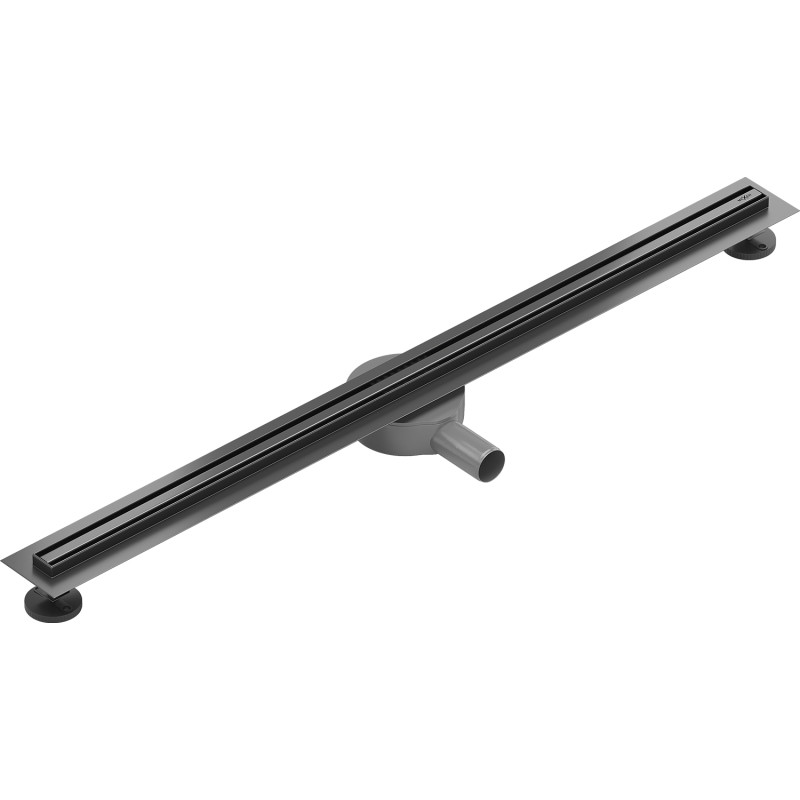 Mexen Flat 360° Slim pöörlev joonedreeni 80 cm, harjatud relv-hall - 1E41080