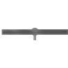 Mexen Flat 360° Slim pöörlev joonedreeni 80 cm, harjatud relv-hall - 1E41080