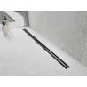 Mexen Flat 360° Slim 90 cm pöörlev joonvoolik, harjatud relvakala hall - 1E41090