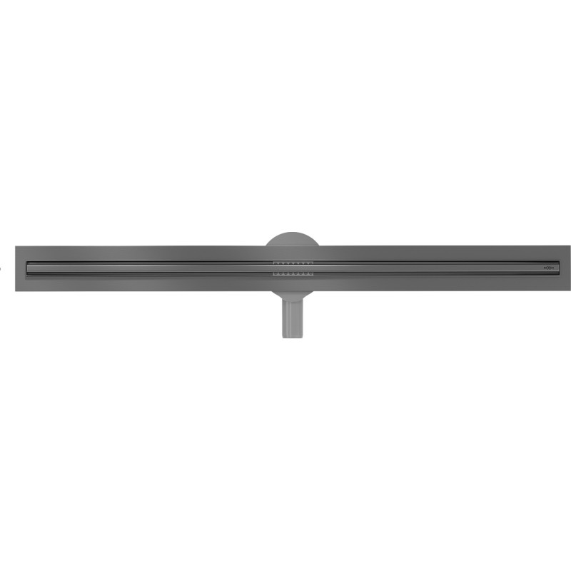 Mexen Flat 360° Slim 90 cm pöörlev joonvoolik, harjatud relvakala hall - 1E41090