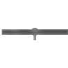 Mexen Flat 360° Slim 90 cm pöörlev joonvoolik, harjatud relvakala hall - 1E41090