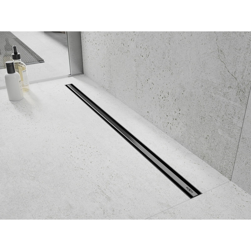 Mexen Flat 360° Slim pööratav joonkanal 120 cm, pintseldatud püssihall - 1E41120