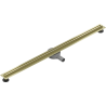 Mexen Flat 360° Slim odpływ liniowy obrotowy 110 cm, złoty szczotkowany - 1A41110