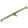 Mexen Flat 360° Slim pöörlev joon-rähtav 120 cm, kuldne harjatud - 1A41120