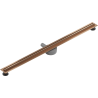 Mexen Flat 360° Slim pöörlev joonäravool 130 cm, harjatud vask - 1C41130