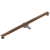 Mexen Flat 360° Slim pöörlev joonäravool 130 cm, harjatud vask - 1C41130