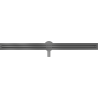 Mexen Flat 360° Slim odpływ liniowy obrotowy 110 cm, gun gray szczotkowany - 1E41110
