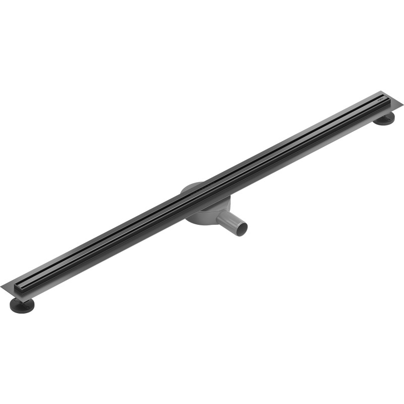 Mexen Flat 360° Slim pööratav joonkanal 120 cm, pintseldatud püssihall - 1E41120