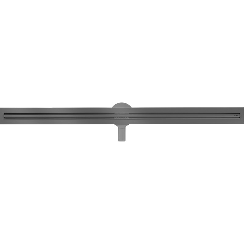 Mexen Flat 360° Slim pööratav joonkanal 120 cm, pintseldatud püssihall - 1E41120