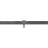 Mexen Flat 360° Slim pööratav joonkanal 120 cm, pintseldatud püssihall - 1E41120