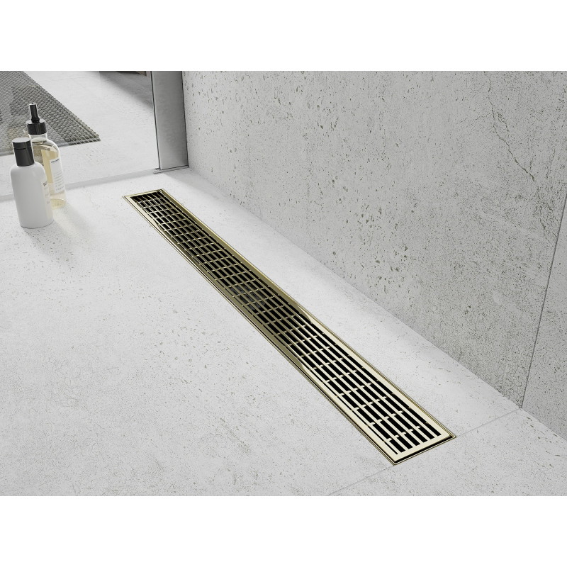 Mexen Flat M33 lineaarse äravoolu kate 70 cm, kuldne - 1533070