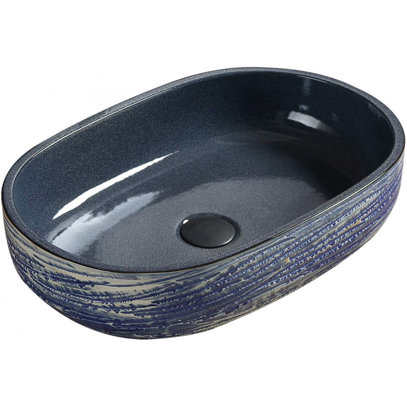 Mexen Alita opbouw wasbak 58 x 39 cm, blauw - 22045866