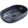 Mexen Alita opbouw wasbak 58 x 39 cm, blauw - 22045866