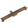 Mexen Flat M33 linear drain 50 cm, brushed copper - 1C33050-15