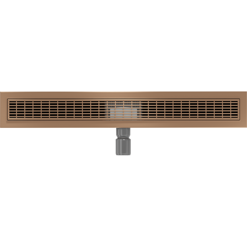 Mexen Flat M33 linear drain 50 cm, brushed copper - 1C33050-15