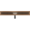 Mexen Flat M33 joonvool 50 cm, harjatud vask - 1C33050-15