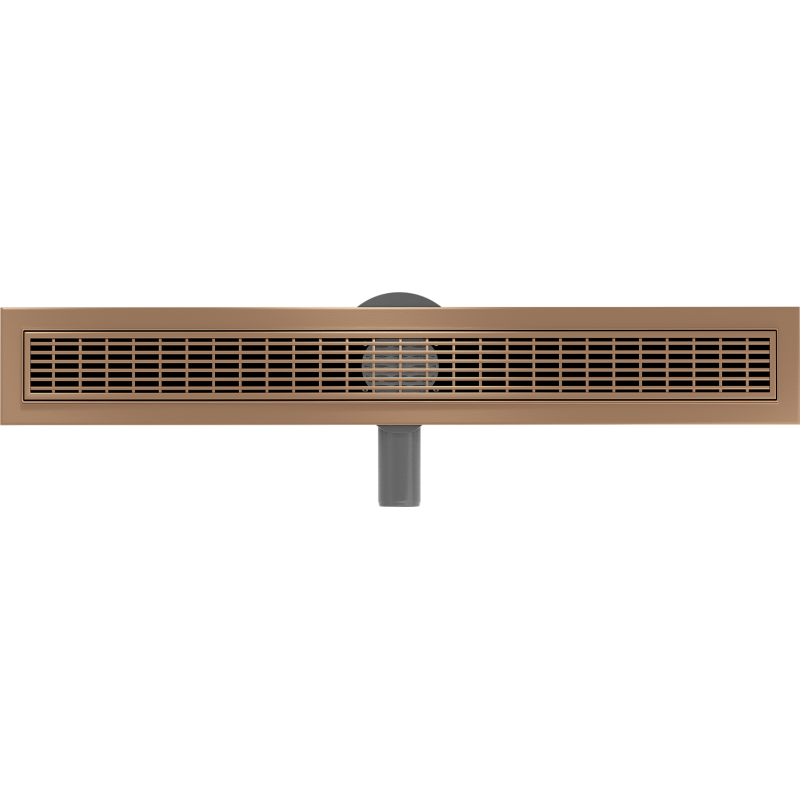 Mexen Flat 360° M33 ralo linear rotativo 60 cm, cobre escovado - 1C33060-40