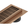 Mexen Flat 360° Pöörlev lineaardreen M33, 80 cm, harjatud vask - 1C33080-40