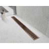 Mexen Flat 360° Pöörlev lineaardreen M33, 80 cm, harjatud vask - 1C33080-40