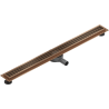 Mexen Flat 360° Pöörlev lineaardreen M33, 80 cm, harjatud vask - 1C33080-40