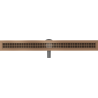 Mexen Flat 360° Pöörlev lineaardreen M33, 80 cm, harjatud vask - 1C33080-40