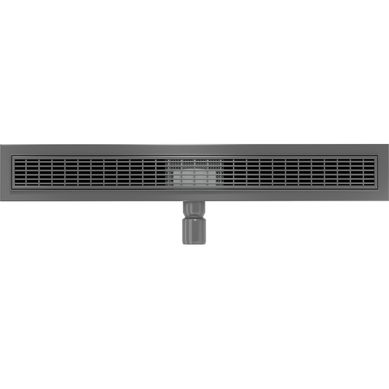 Mexen Flat M33 linear drain 50 cm, gun gray brushed - 1E33050-15