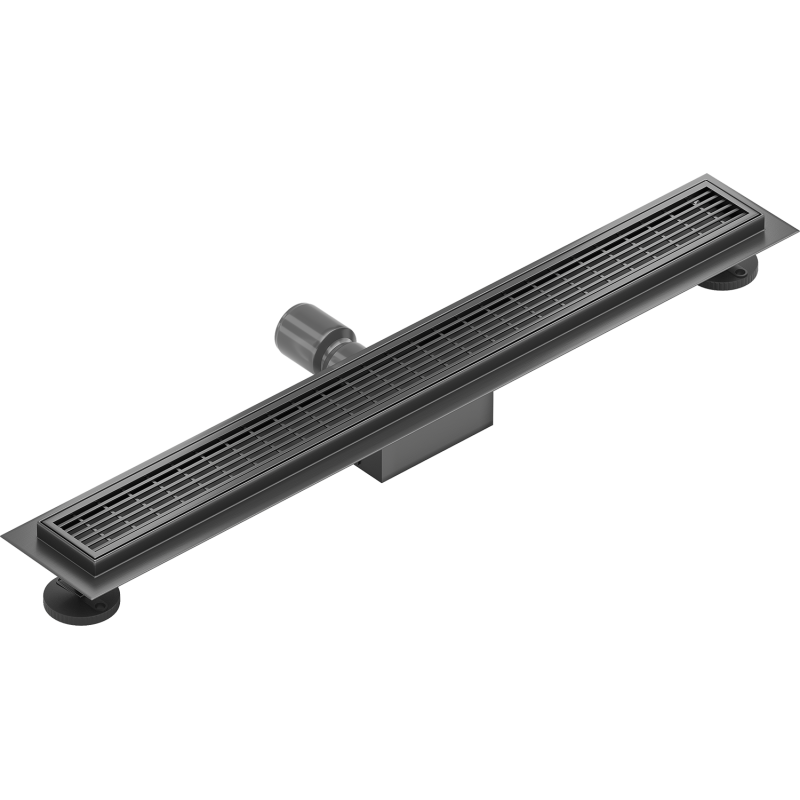 Mexen Flat M33 linear drain 60 cm, brushed gun gray - 1E33060-15