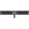 Mexen Flat M33 linear drain 60 cm, brushed gun gray - 1E33060-15