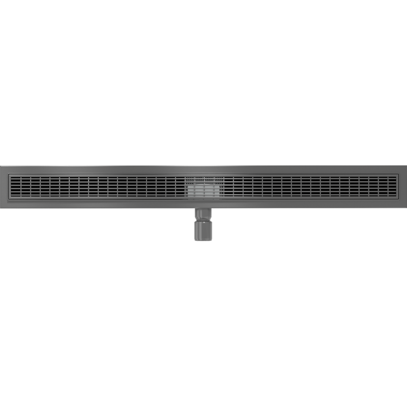 Mexen Flat M33 Linear Drain 80 cm, Brushed Gun Gray - 1E33080-15