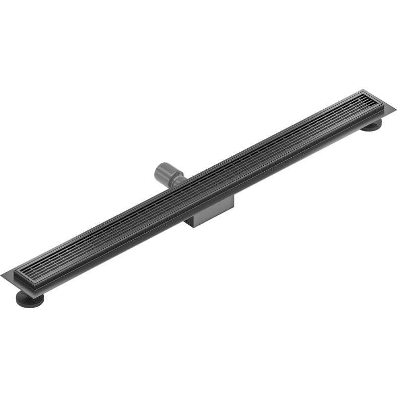 Mexen Flat M33 joonkanalisüsteem 100 cm, harjatud relvahall - 1E33100-15