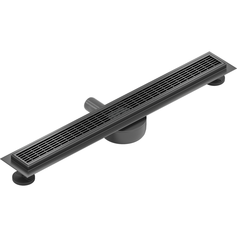 Mexen Flat 360° M33 rotational linear drain 50 cm, gun gray brushed - 1E33050-40