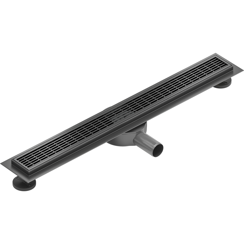 Mexen Flat 360° M33 rotational linear drain 50 cm, gun gray brushed - 1E33050-40