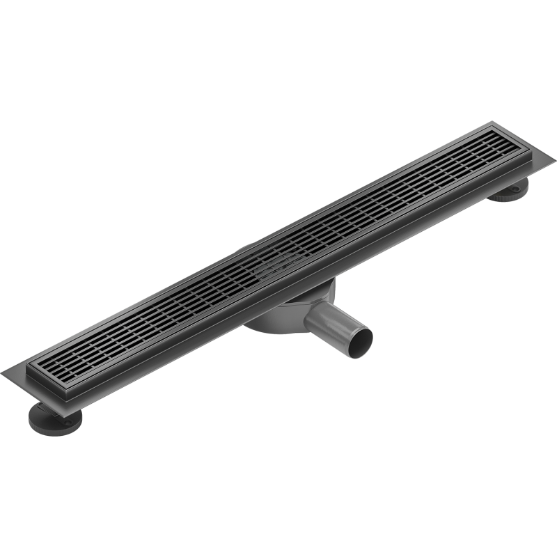 Mexen Flat 360° M33 draaibare lineaire afvoer 70 cm, geborsteld pistoolgrijs - 1E33070-40