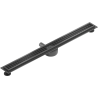 Mexen Flat 360° M33 Rotating Linear Drain 80 cm, Gun Gray Brushed - 1E33080-40
