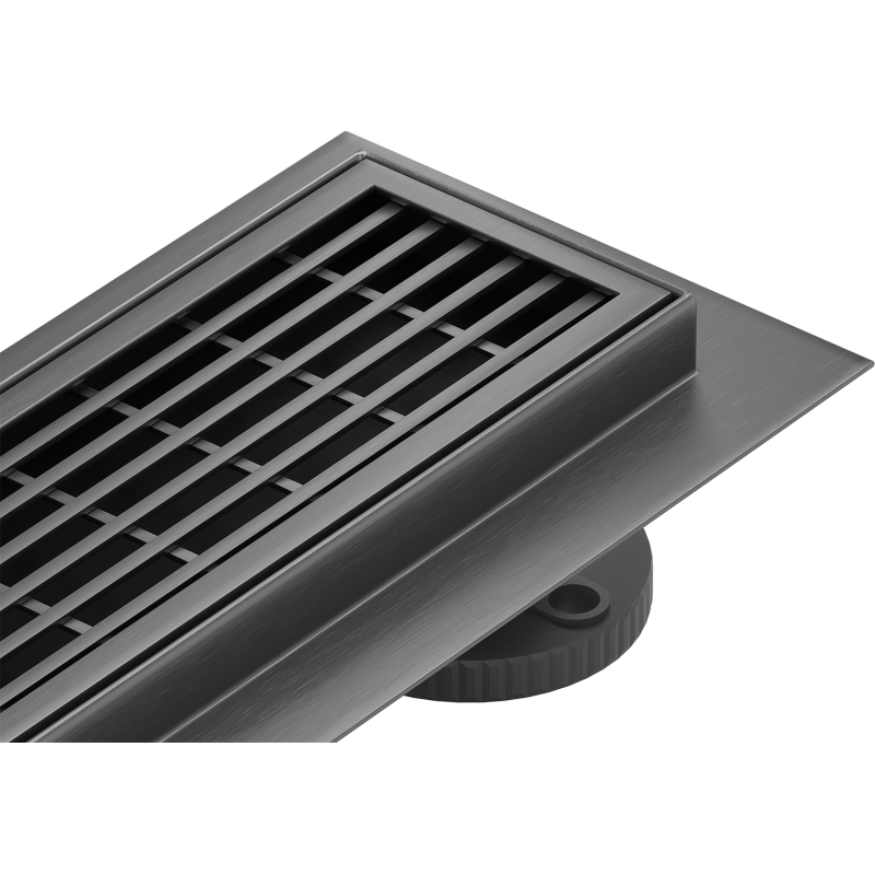 Mexen Flat 360° M33 Drehbarer Linienabfluss 100 cm, gun grau gebürstet - 1E33100-40