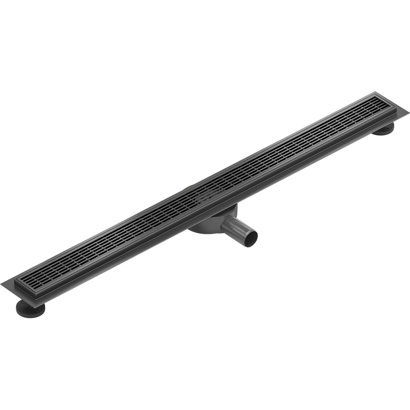 Mexen Flat 360° M33 Rotating Linear Drain 100 cm, Gun Gray Brushed - 1E33100-40
