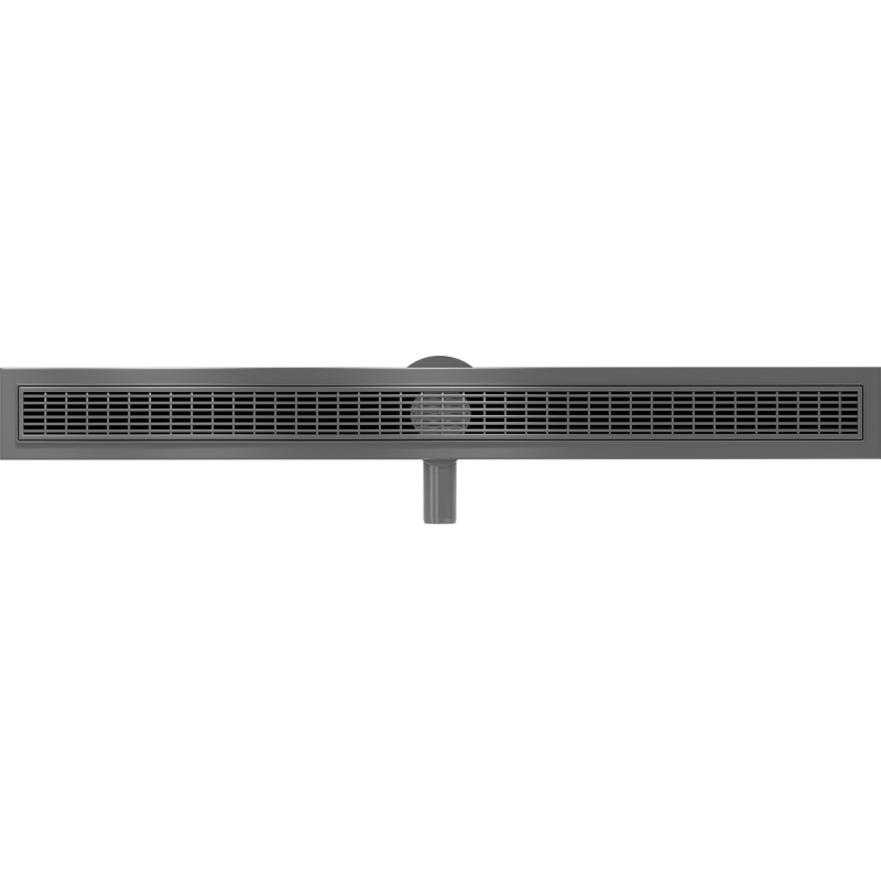 Mexen Flat 360° M33 Rotating Linear Drain 100 cm, Gun Gray Brushed - 1E33100-40