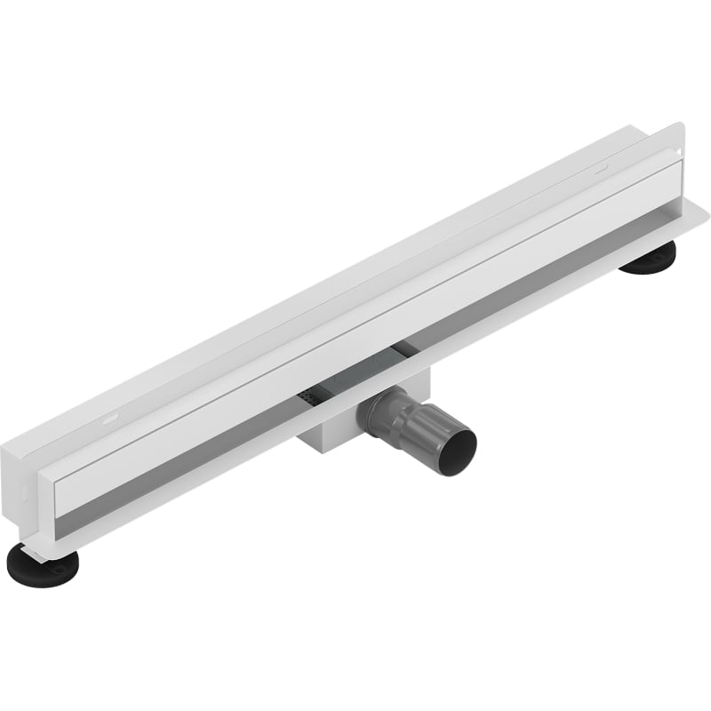 Mexen Flat Wall odpływ liniowy ścienny 2w1 60 cm, biały - 1230060